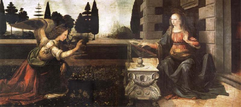 LEONARDO da Vinci The Anunciacion Germany oil painting art